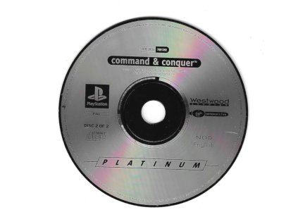 PS1 Command & Conquer, pouze disk