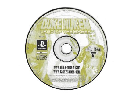 PS1 Duke Nukem Land of the Babes, pouze disk
