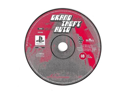 PS1 Grand Theft Auto (3), pouze disk