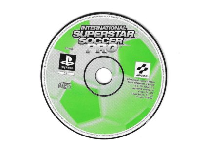 PS1 International Superstar Soccer Pro, pouze disk