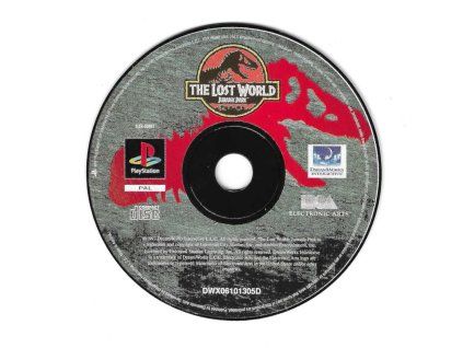 PS1 The Lost World Jurassic Park, pouze disk