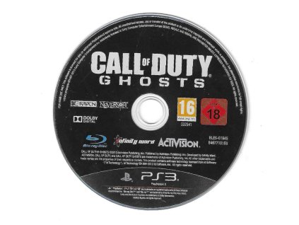 PS3 Call of Duty Ghosts, pouze disk