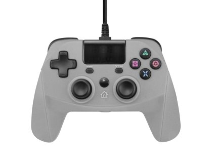 PS4 drátový ovladač - Šedý, nový