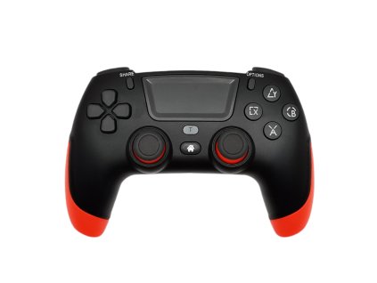 PS4/PC Bezdrátový ovladač (BSP) - Černo-červený, nový