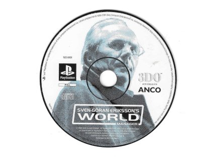 PS1 Sven Goran Eriksson's World Manager, pouze disk