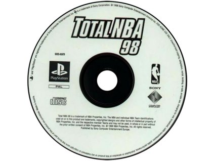 PS1 Total NBA 98, pouze disk upraveno