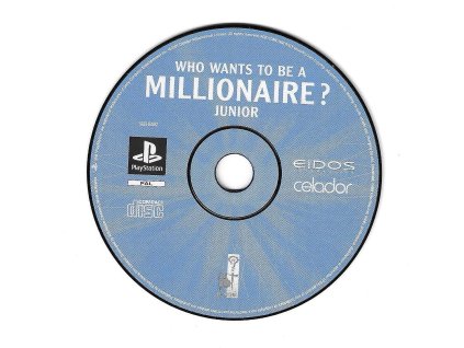 PS1 Who Wants To Be A Millionaire Junior, pouze disk