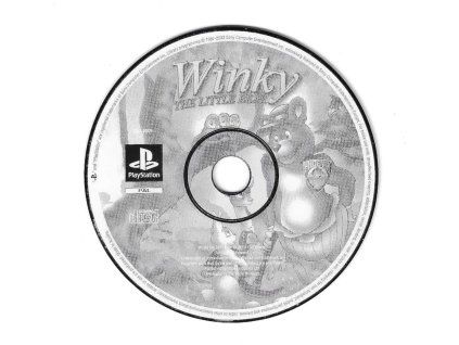 PS1 Winky The Little Bear, pouze disk