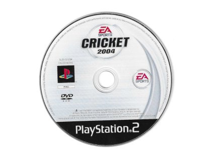 PS2 Cricket 2004, pouze disk