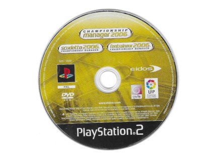 PS2 Championship Manager 2006, pouze disk