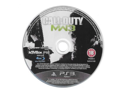 PS3 Call of Duty MW3, pouze disk