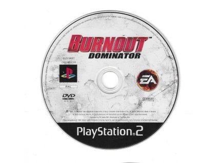 PS2 Burnout Dominator, pouze disk