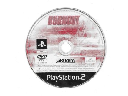 PS2 Burnout, pouze disk