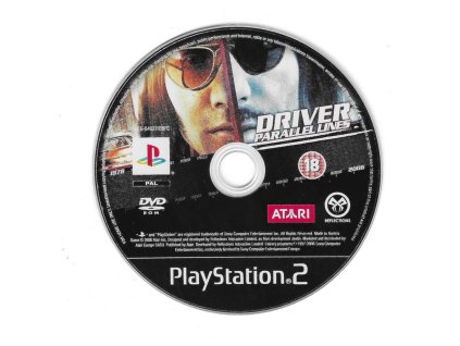 PS2 Driver Parallel Lines, pouze disk