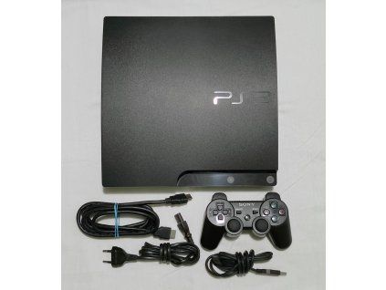 PlayStation 3, 80GB, Slim, kompletní