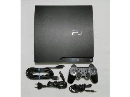 PlayStation 3, 80GB, Slim, kompletný