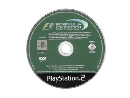 PS2 Formula One 2001, pouze disk