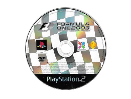 PS2 Formula One 2003 (F1 2003), pouze disk