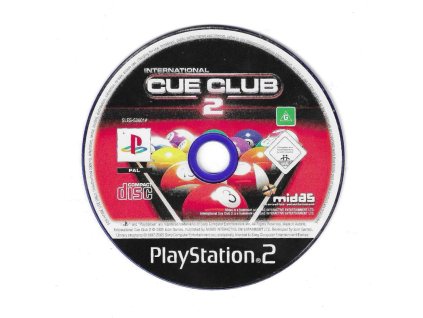 PS2 international Cue Club 2, pouze disk