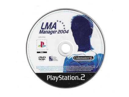 PS2 LMA Manager 2004, pouze disk