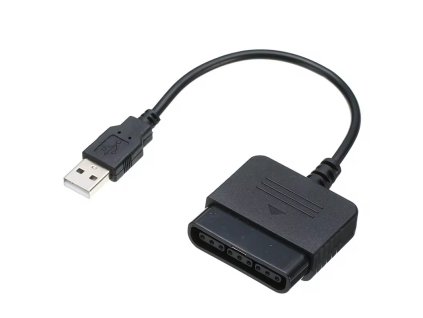 Prevodník ovládačov PS1/PS2 na PS3/PC (USB) - Čierny, nový