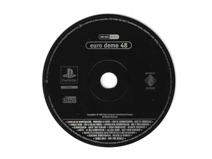 PS1 Euro Demo 48, pouze disk