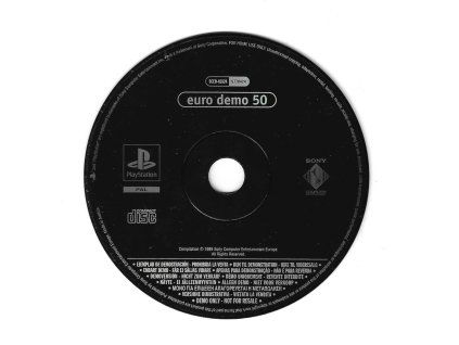 PS1 Euro Demo 50, pouze disk