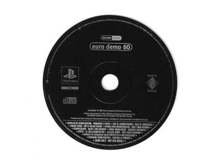 PS1 Euro Demo 60, pouze disk