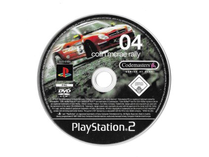 PS2 Colin McRae Rally 04, pouze disk