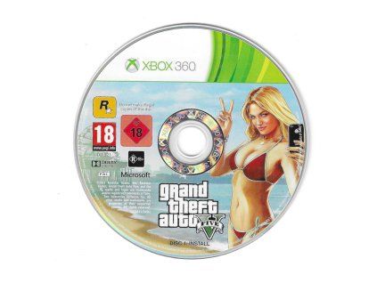 XBOX 360 Grand Theft Auto V disc 1, pouze disk