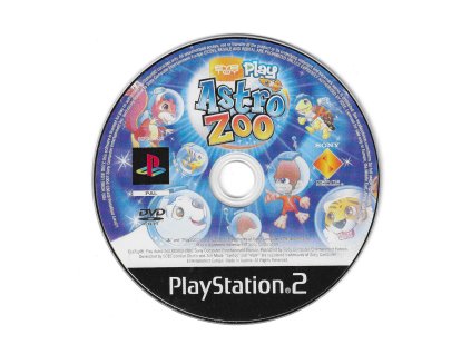 PS2 Eye Toy Play Astro Zoo, pouze disk