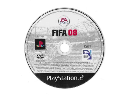 PS2 FIFA 08, pouze disk