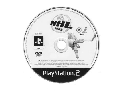 PS2 NHL 2003, pouze disk