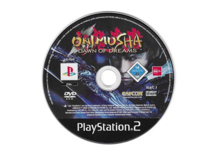 PS2 Onimusha Dawn of Dreams (Disc 1), pouze disk