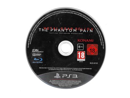 PS3 Metal Gear Solid V The Phantom Pain, pouze disk