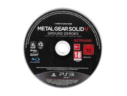 PS3 Metal Gear Solid V Ground Zeroes, pouze disk