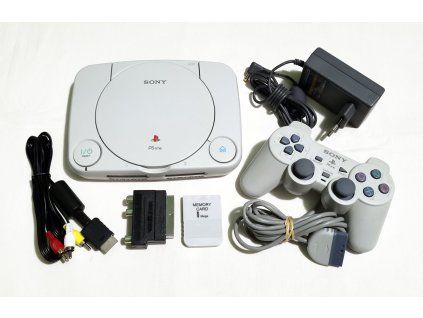 PlayStation 1 SLIM kompletní s čipem