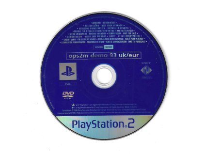PS2 OPS2M Demo 93 ukeur, pouze disk