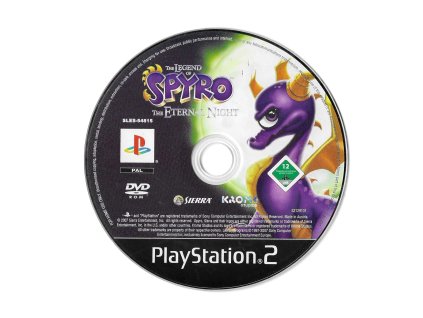 PS2 The Legend of Spyro The Eternal Night, pouze disk