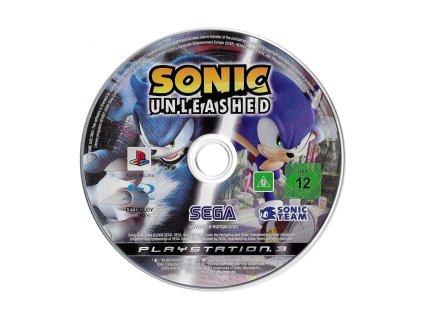 PS3 Sonic Unleashed, pouze disk