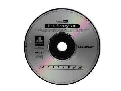 PS1 Final fantasy VIII disc 3, pouze disk