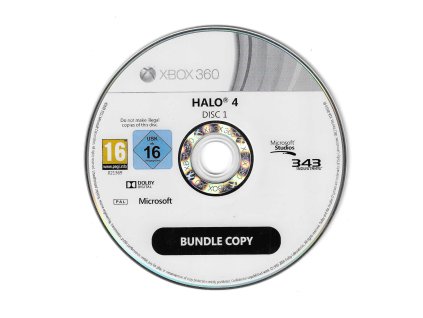 Xbox 360 HALO 4 1,2, pouze disk