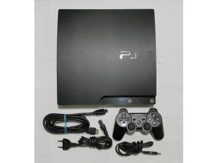 PlayStation 3, 250GB, štíhly, kompletný (stav B)