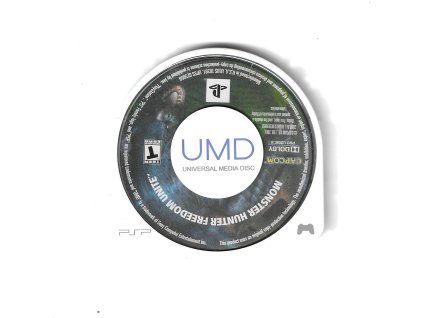 PSP Monster Hunter Freedom Unit, pouze disk