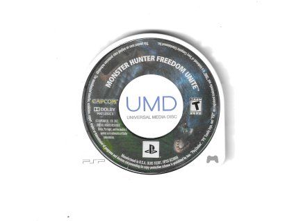 PSP Monster Hunter Freedom Unit, pouze disk