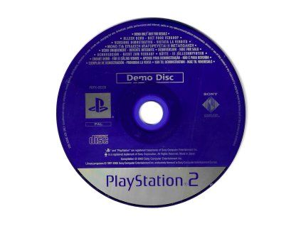 PS2 Demo Disc, pouze disk