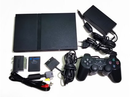 PlayStation 2 SLIM kompletní (stav B)