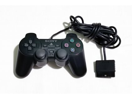 Sony PS2 ovládač originál - čierny (stav B)