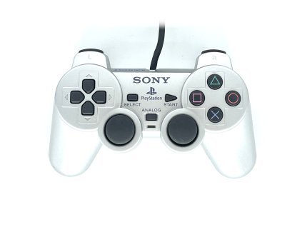 Sony PS2 ovladač originál Stříbrný 1