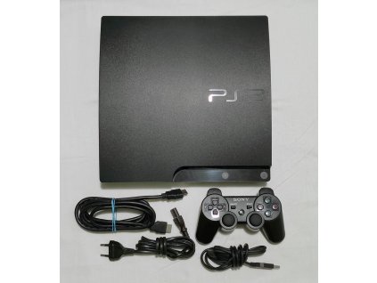 PlayStation 3, 160GB, Slim, kompletní